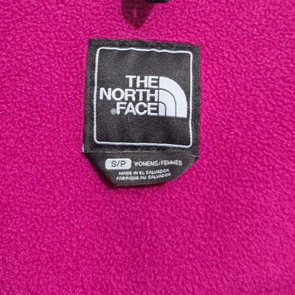 North Face Women’s Denali Hooded Polartec Fleece Jacket Small Purple GUC Recycle - Picture 6 of 6